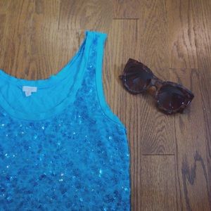 J.Crew Factory sequin tank