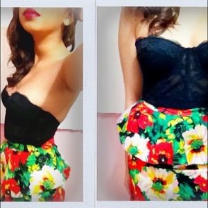 Lace Corset Lingerie Top