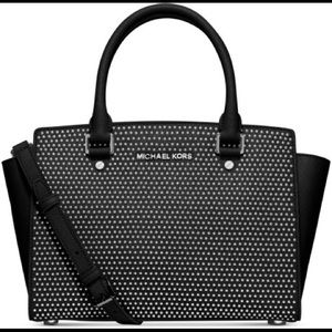 Michael Kors Medium Selma micro stud bag