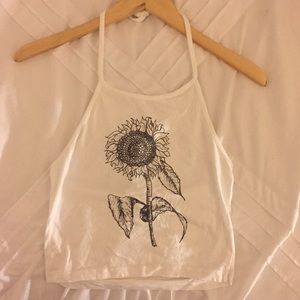 Brandy Melville Sunflower halter