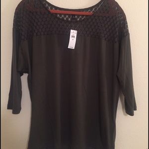 Banana republic 3/4 blouse