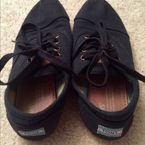 Toms black shoes!