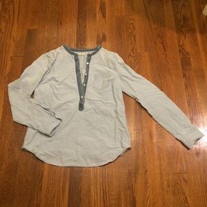 J.Crew Factory cotton/chambray shirt