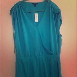 Banana republic teal dress