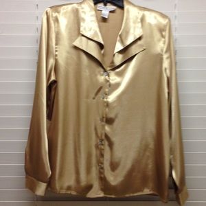 Gold blouse