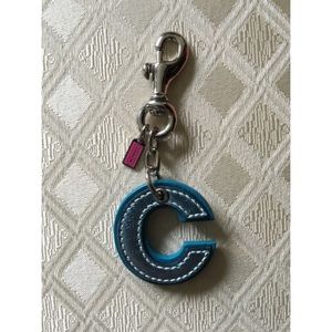 Coach 'C' Keychain