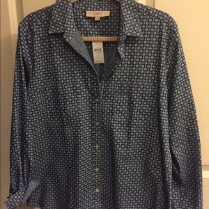 Ann Taylor loft button down shirt, NWT