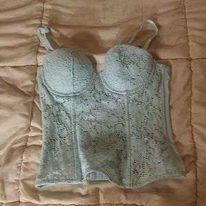 Baby blue corset