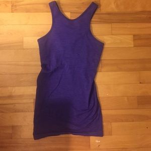 Purple lulu lemon athletica tank top