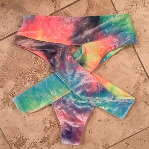 Little Black Diamond Kiki tie dye velvet bottoms