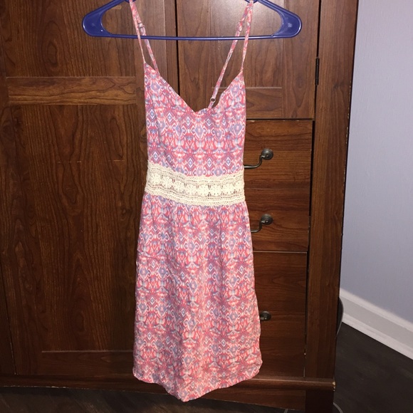 Hollister watercolor print tribal dress - Picture 1 of 3