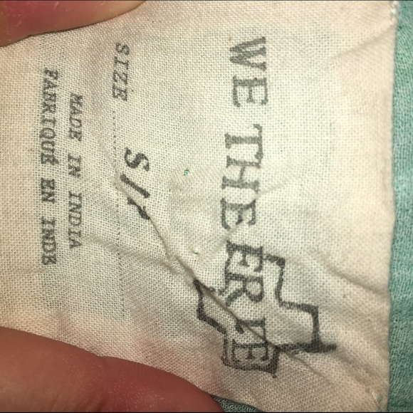 Teal Tulip Back Top - Picture 3 of 3