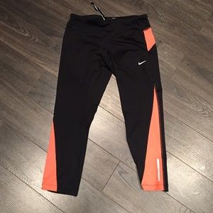 Nike crop workout pants. Size medium