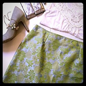 ❌DONATED❌ XOXO | Green Floral Skirt