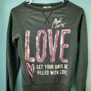 Gray Love Sweater