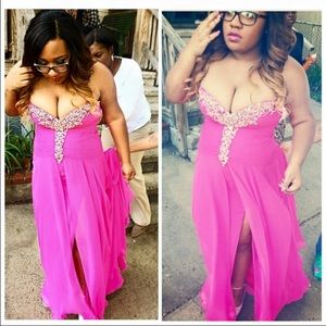 Strapless prom dress !