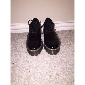 H&M Patent Platform Shoes