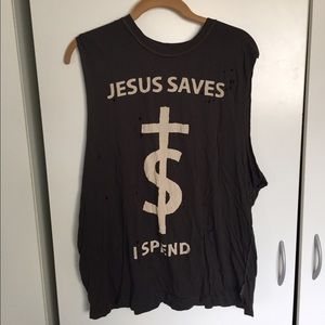 UNIF Jesus Saves Muscle Tee