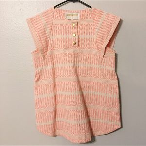 Lauren Moffat Embroidered Blouse