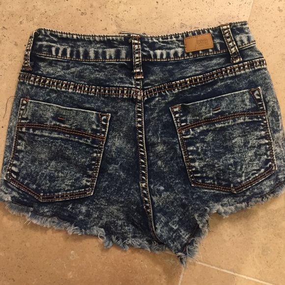 High Waisted Jean Shorts - Picture 2 of 3