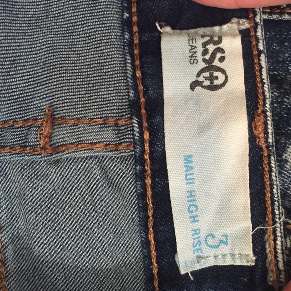 High Waisted Jean Shorts - Picture 3 of 3