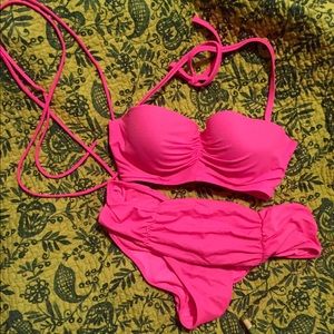 Victoria's Secret Corset Back Bikini Set