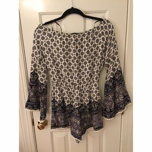 Off the shoulder romper