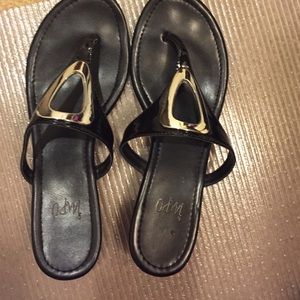 Black Impo Sandals