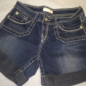 No Boundaries denim shorts