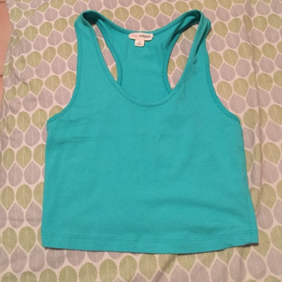 Turquoise crop top
