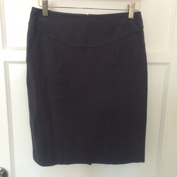 Banana Republic Gray Stretch Skirt