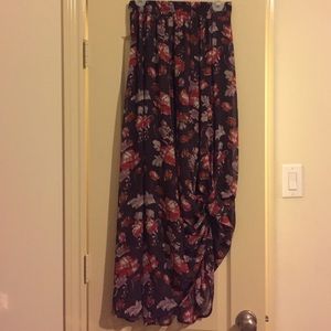Boho maxi skirt