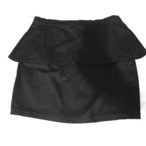 Black Peplum skirt