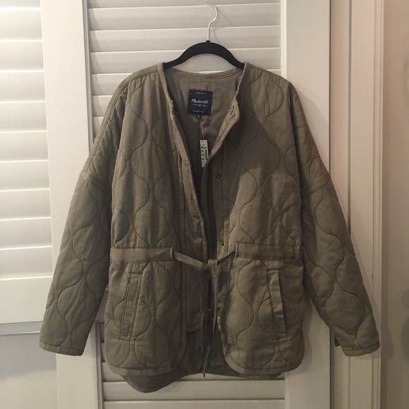 ✨Brand New✨Madewell Quilter Cotton-Twill Jacket