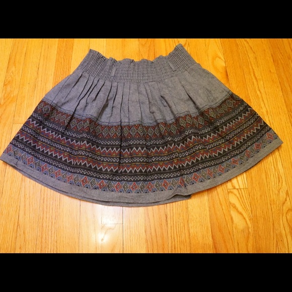 Pleated American Rag 100% cotton skirt - Picture 2 of 4