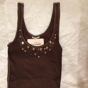 Abercrombie & Fitch brown under shirt XS