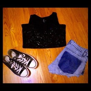 Sparkly tank top
