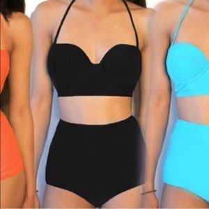 Black High Waisted Bikini
