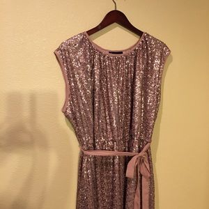 Lane Bryant Gold Sequin Dress
