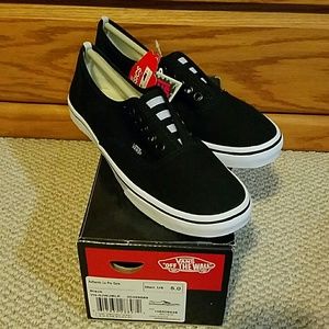Black Vans casual shoes