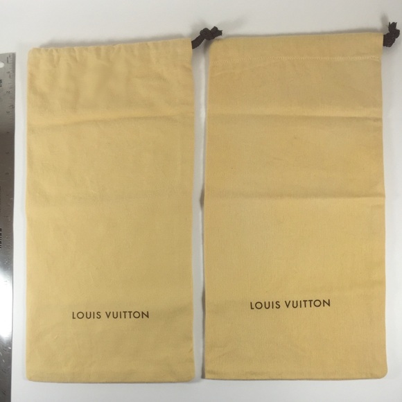 LOUIS VUITTON pair of shoe bags.  AUTHENTIC