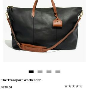 NWT Madewell Transport Weekender Bag