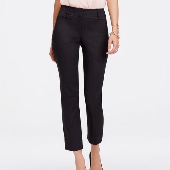 Ann Taylor Kate stretch cotton crop pants size 6