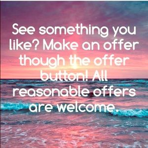 All reasonable offers welcome 😊