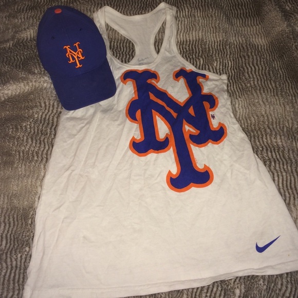 Nike mets tank and baseball hat