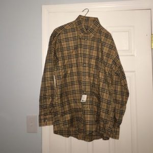 Authentic Mens Burberry Button Down Shirt!