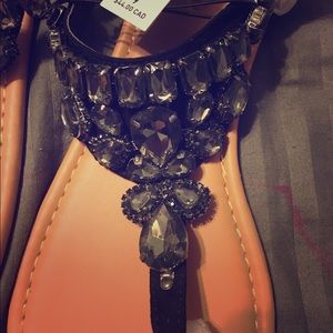 Torrid rhinestone sandals