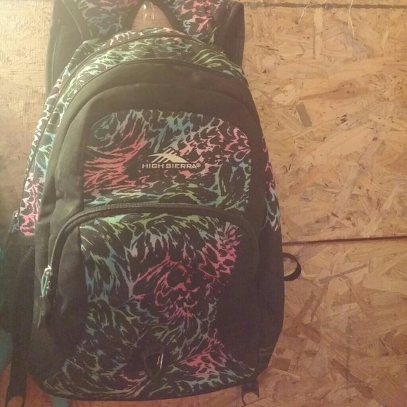 Leapord print High Sierra backpack - Picture 1 of 1