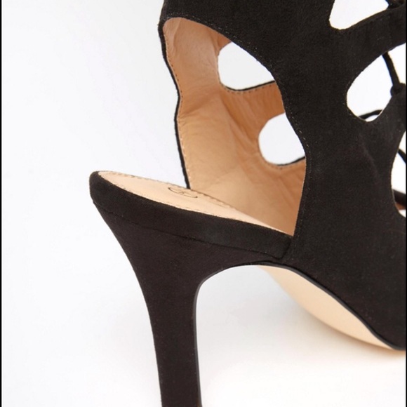 Boohoo Lace Up Ghillie Heeled Sandal - Picture 2 of 4