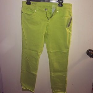 JC Penny Green Skinny Jeans